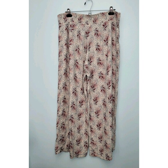 DENIM & SUPPLY Wide Leg Wrap Pants Womens L Paisley Ralph Lauren Resort - Picture 5 of 9